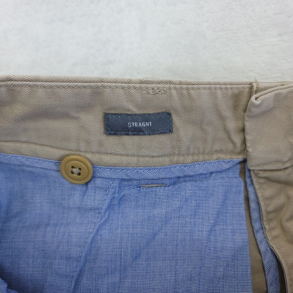 Bonobos Chino Pants Men's 32x32 Tan Flat Front Slash Pocket Cotton Casual - Picture 10 of 10